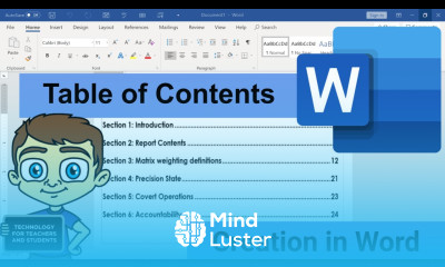 Creating a Table of Contents in Microsoft Word