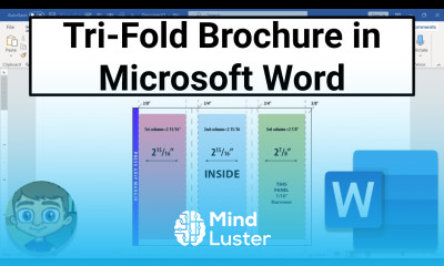 Make a Tri fold Brochure in Word