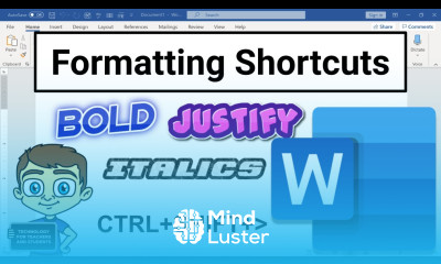 Shortcuts for Formatting Text in Microsoft Word