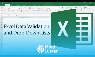 Advanced Excel Data Validation and Drop Down Lists