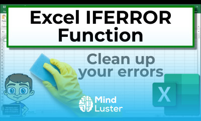 Learn The Excel IFERROR Function Clean up Your Excel Errors - Mind Luster