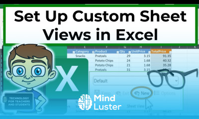 Learn Set Up Custom Sheet Views in Excel - Mind Luster