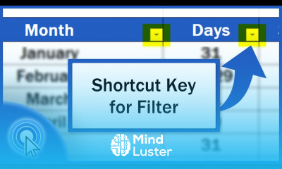 Shortcut Key for Filter in Excel Excel Shortcuts