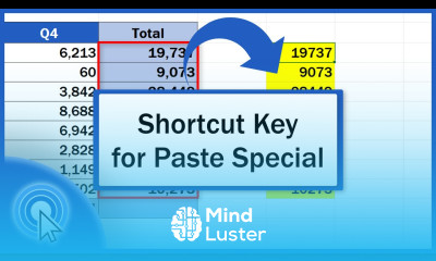 Shortcut Key for Paste Special in Excel Excel Shortcuts