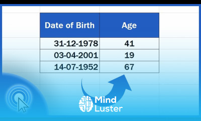 How to Calculate Age Using a Date of Birth in Excel The Easy Way