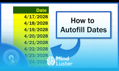 How to Autofill Dates in Excel Quick and Easy