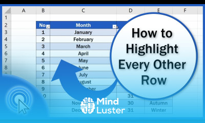 How to Highlight Every Other Row in Excel Quick and Easy