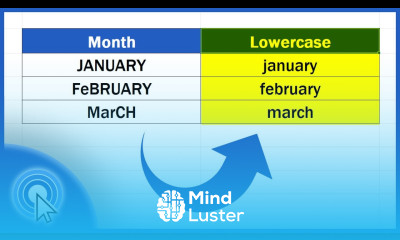 How to Change Capital Letters to Lowercase in Excel