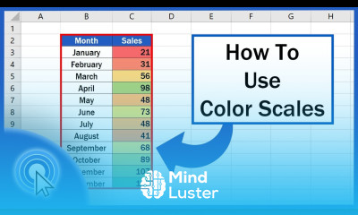 How to Use Color Scales in Excel Conditional Formatting
