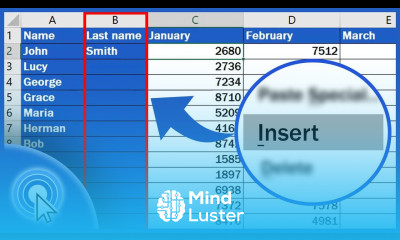 How to Insert Column in Excel