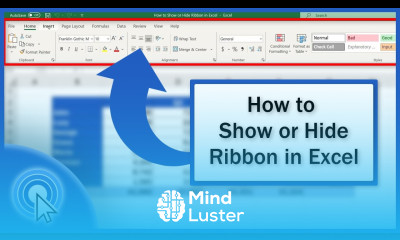 How to Show or Hide the Ribbon in Excel Quick and Easy