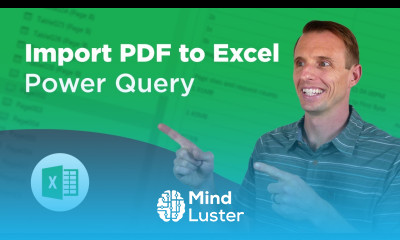 How to Import PDF Files into Excel with Power Query