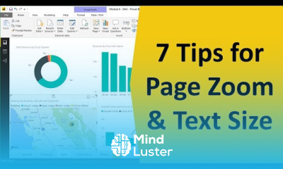 How to Change the Page Zoom and Text Size in Power BI