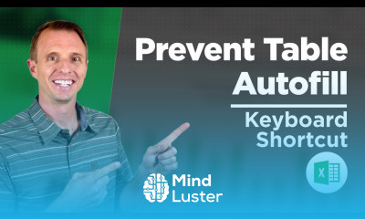 How To Disable Auto Fill In Table Formulas Keyboard Shortcut