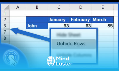 How to Unhide Rows in Excel