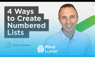 Learn 4 Ways To Create Numbered Lists In Excel Dynamic And Professional ...