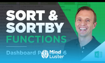 SORT SORTBY Functions Dashboard Part 4 of 6