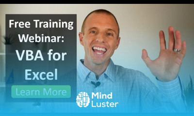 Free Webinar on VBA Macros for Excel