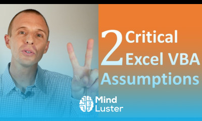 2 Critical Excel VBA Assumptions You Must Know