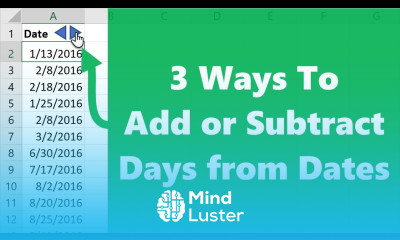 How to Add Days to Dates in Excel