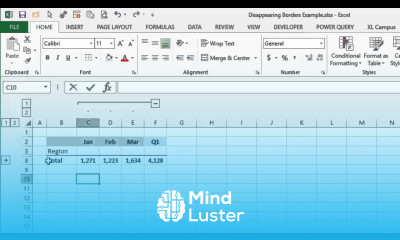 Cell Borders Vanish When Hiding Rows Or Columns In Excel