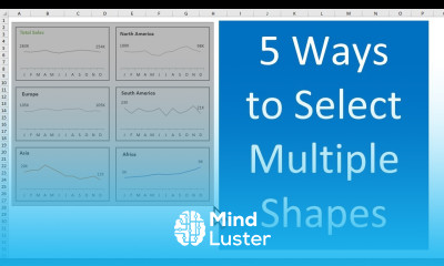 5 Ways to Select Multiple Shapes for Excel Dashboards