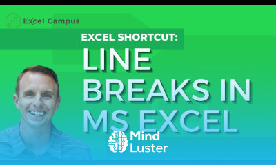 Excel Tip How To Insert Line Breaks In Cells