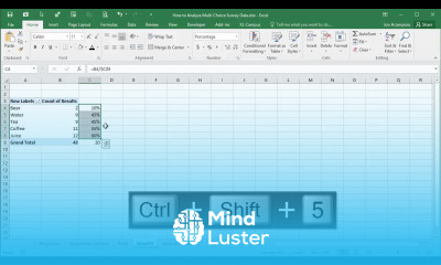 How to Analyze Survey Data Part 3 Summarize with Pivot Tables and Charts