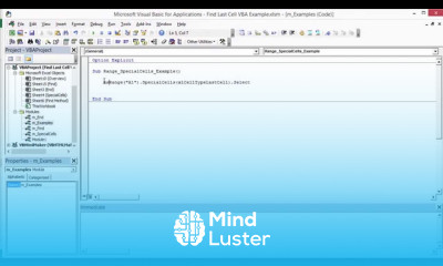 Find the Last Row Column or Cell in Excel VBA with the SpecialCells Method Part 3 of 3