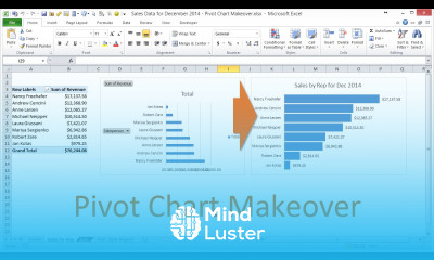 Excel 2010 Pivot Chart Formatting Makeover