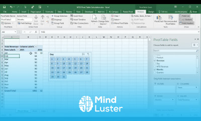MTD Pivot Table Calculation for Christopher