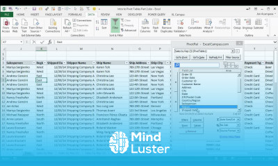 PivotPal Guide Build Modify Pivot Table from Source Data Sheet