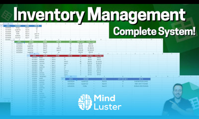 Complete Inventory Management System Template with Stock Adjustment Google Sheets