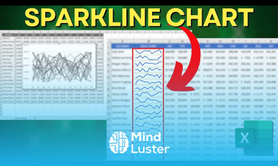A Chart Within a Cell to Analyze a Large Dataset in Excel How to Make SparkLines
