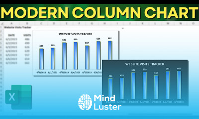 How to Make a Modern Looking Column Chart in Excel To use in Presentations