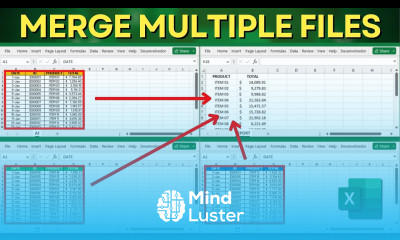 How to Merge Multiple Excel Files with Automatic Updates Link Sheets in Real Time