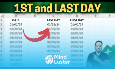 How to Return the Last and the First Day of the Month in Excel EOMONTH Function