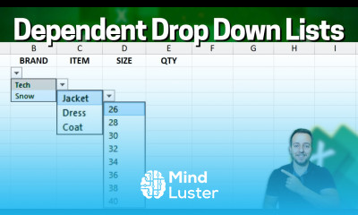 Make Multiple Dependent Dropdown Lists In Excel Easiest Method Step by Step