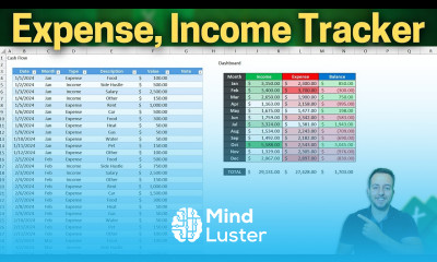 How to Make a Financial Excel Tracker Budget Template Income and Expense