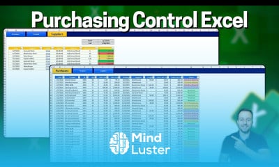 How to Make a Purchasing Control Template in Excel Purchases Suppliers Products etc