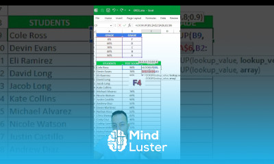 How to Automatically Grade Assignments with The LOOKUP Function in Excel shorts