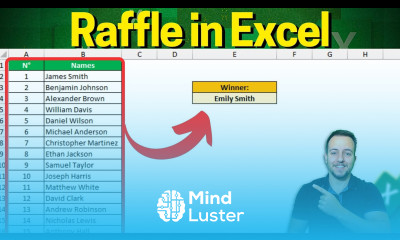How to make a Raffle in Excel How to Draw a Name From a List Randomly