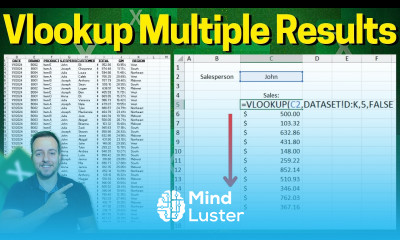 How to make Vlookup function Returns Multiple Matches Different Results
