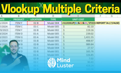 Vlookup with Multiple Criteria in Excel with a Practical Example Lookup Function