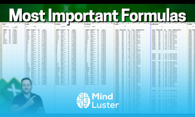 Learn Top 10 Most Important Excel Formulas Free File to Download - Mind ...