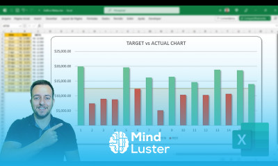 How to Actual vs Target Excel Chart Interactive and Automatically Color Change
