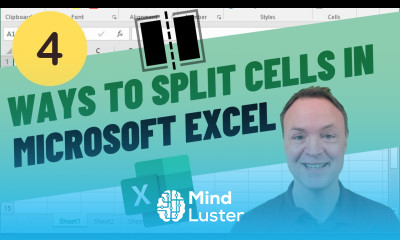 4 Ways to Split Cells in Microsoft Excel