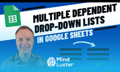 Google Sheets Create Multiple Dependent Drop Down Lists