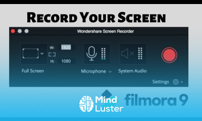 Record Your Screen in filmora9