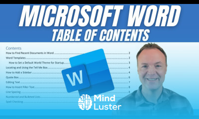 Quickly Add a Table of Contents in Microsoft Word